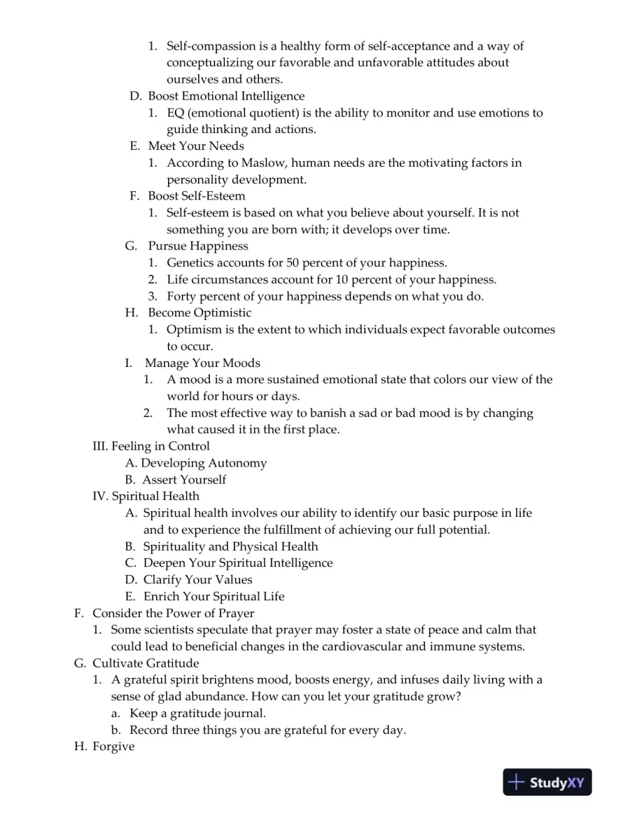 An Invitation To Health, 17th Edition Lecture Notes, page 12