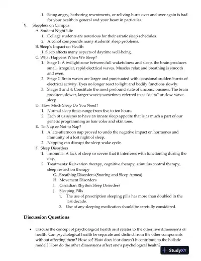 An Invitation To Health, 17th Edition Lecture Notes - Page 13 preview image