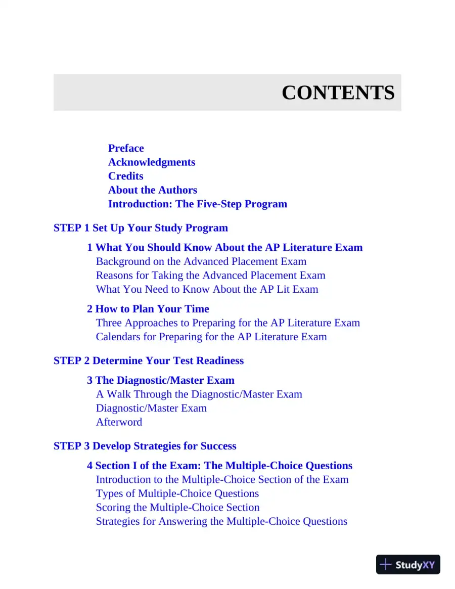 5 Steps to a 5: AP English Literature and Composition 2024 (2024), page 11