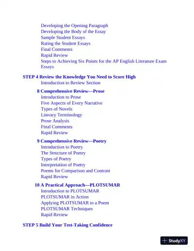 5 Steps to a 5: AP English Literature and Composition 2024 (2024) - Page 13 preview image