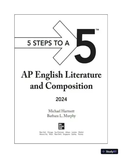 5 Steps to a 5: AP English Literature and Composition 2024 (2024) - Page 6 preview image