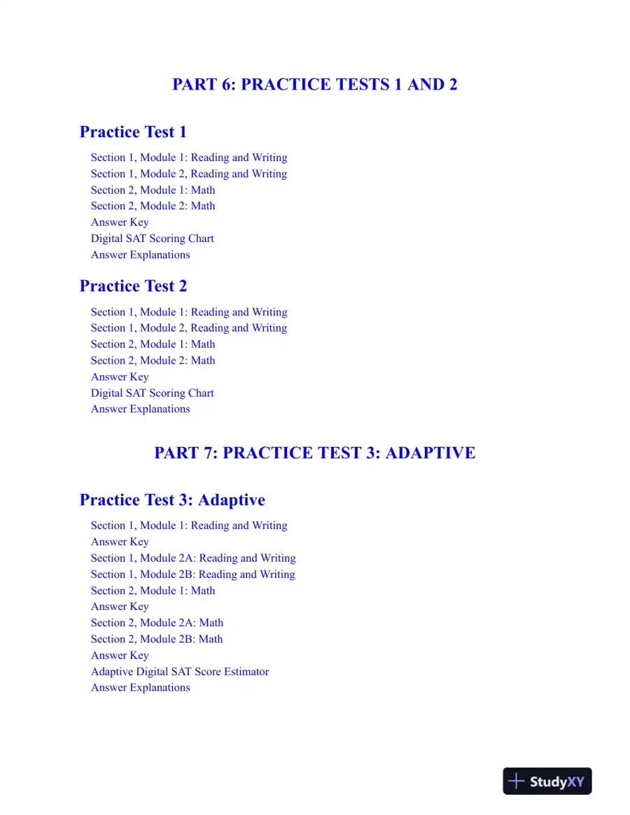 Digital SAT Study Guide Premium, 2024: Practice Tests + Comprehensive Review (2023), page 13