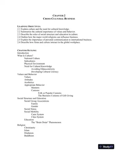 Solution Manual for International Business: The Challenges of Globalization, 9th Edition - Page 17 preview image