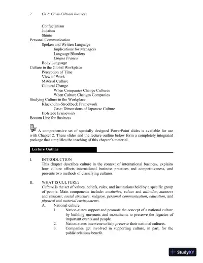 Solution Manual for International Business: The Challenges of Globalization, 9th Edition - Page 18 preview image