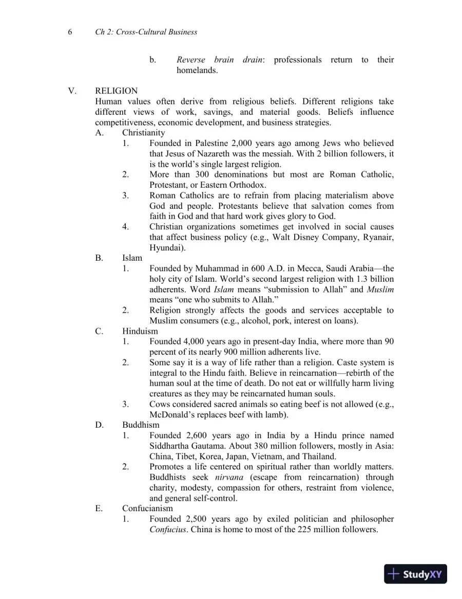 Solution Manual for International Business: The Challenges of Globalization, 9th Edition, page 22