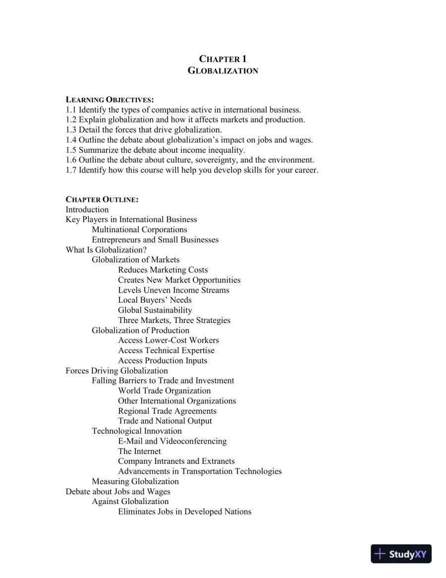 Solution Manual for International Business: The Challenges of Globalization, 9th Edition, page 3