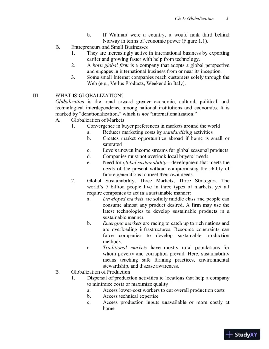Solution Manual for International Business: The Challenges of Globalization, 9th Edition, page 5