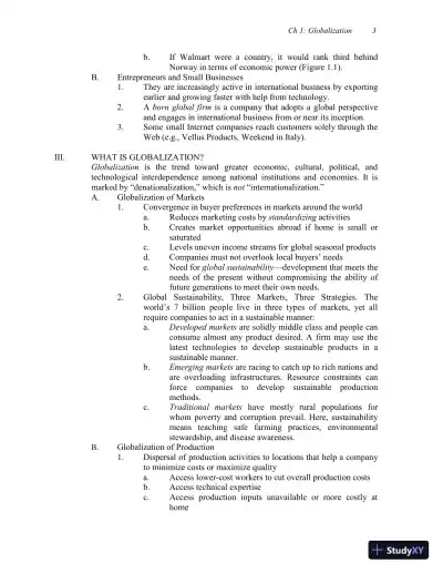 Solution Manual for International Business: The Challenges of Globalization, 9th Edition - Page 5 preview image
