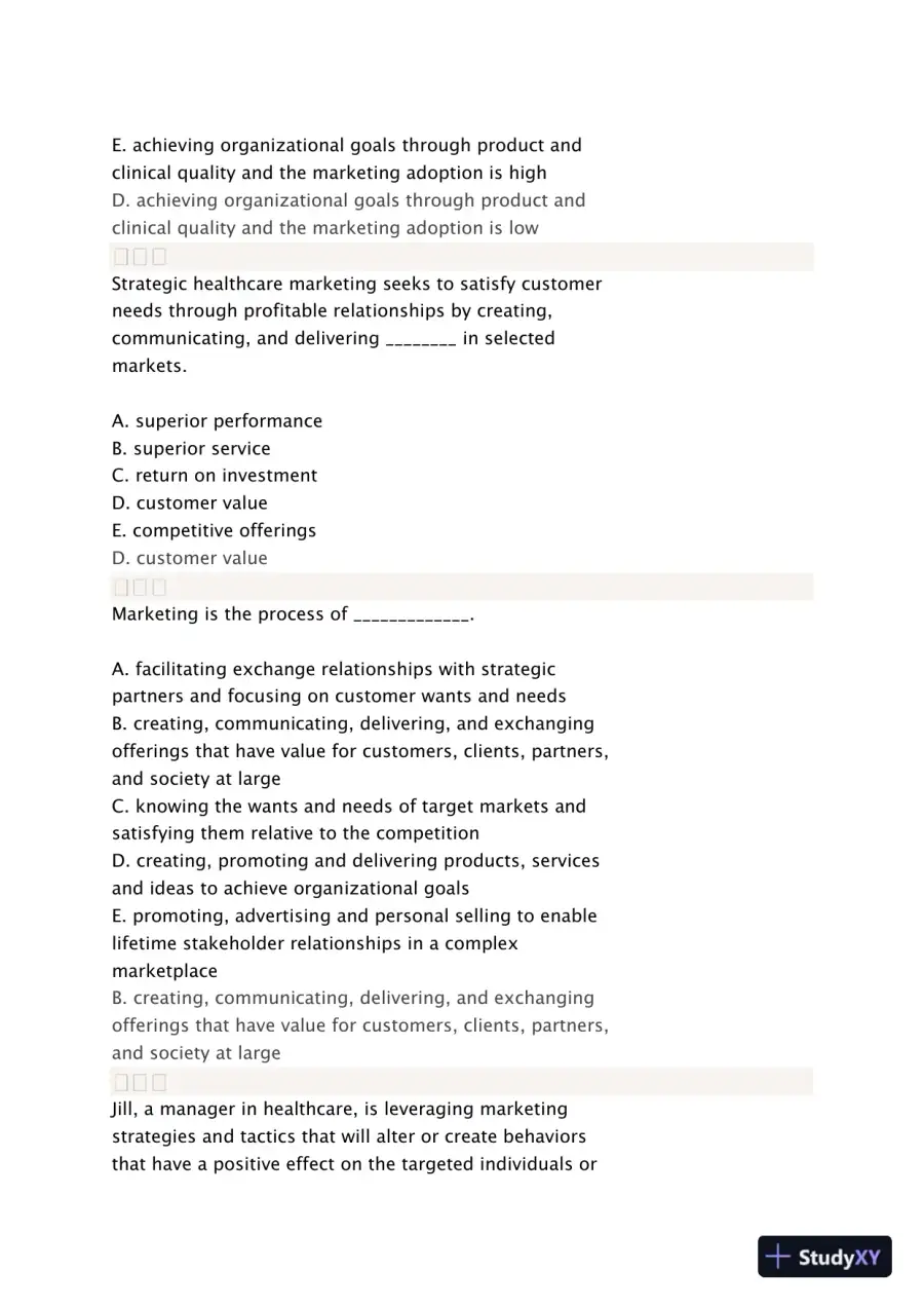 Liberty University BUSI 311 Quiz 4 Complete Solutions Correct Answers Key, page 13