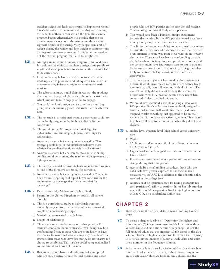 Solution Manual for Essentials of Statistics for the Behavioral Sciences , 2nd Edition, page 4