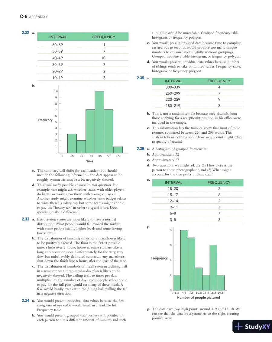 Solution Manual for Essentials of Statistics for the Behavioral Sciences , 2nd Edition, page 7