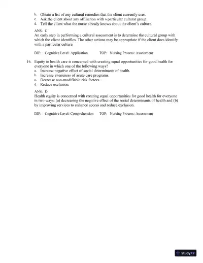 Test Bank for Medical-Surgical Nursing in Canada, 4th Edition - Page 11 preview image