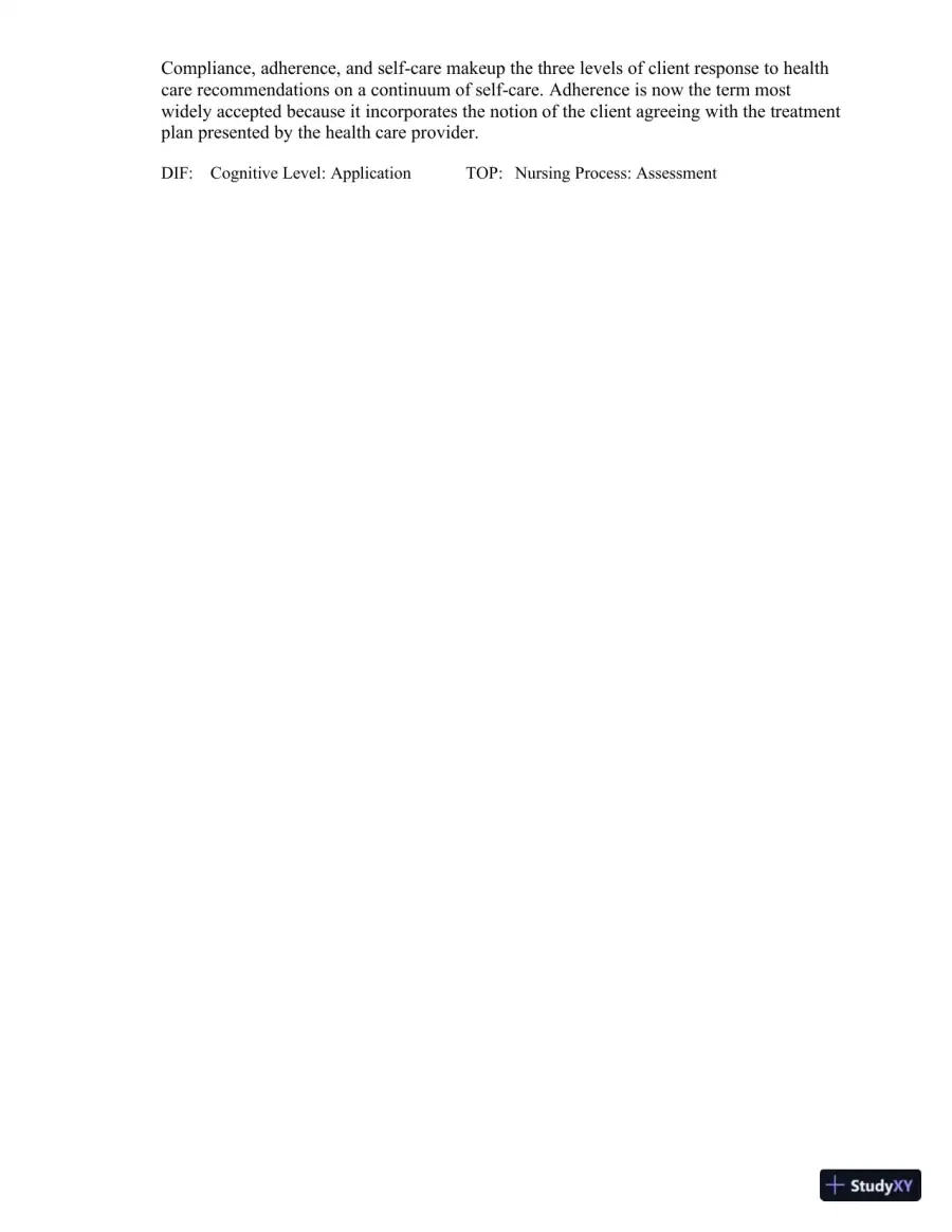 Test Bank for Medical-Surgical Nursing in Canada, 4th Edition, page 29