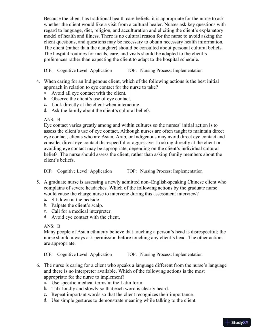 Test Bank for Medical-Surgical Nursing in Canada, 4th Edition, page 7