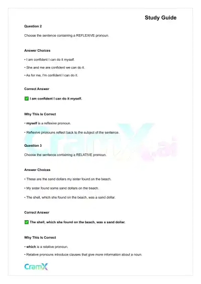 English - Pronoun Word Used in Place of a Noun - Page 5 preview image