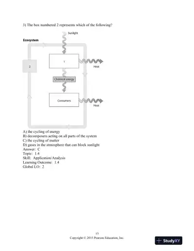 Campbell Biology: Concepts And Connections, Global Edition 8th Edition Test Bank - Page 14 preview image