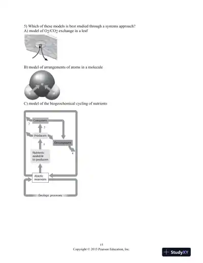 Campbell Biology: Concepts And Connections, Global Edition 8th Edition Test Bank - Page 16 preview image