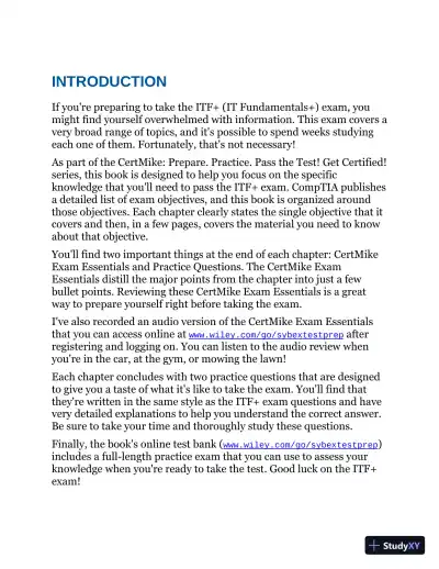 CompTIA ITF+ CertMike: Exam FC0-U61 (2023) - Page 26 preview image
