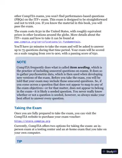 CompTIA ITF+ CertMike: Exam FC0-U61 (2023) - Page 28 preview image