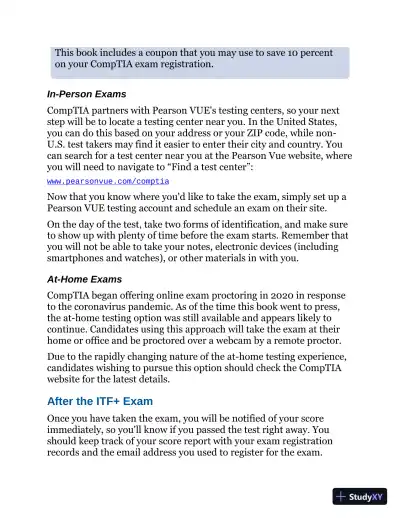 CompTIA ITF+ CertMike: Exam FC0-U61 (2023) - Page 29 preview image