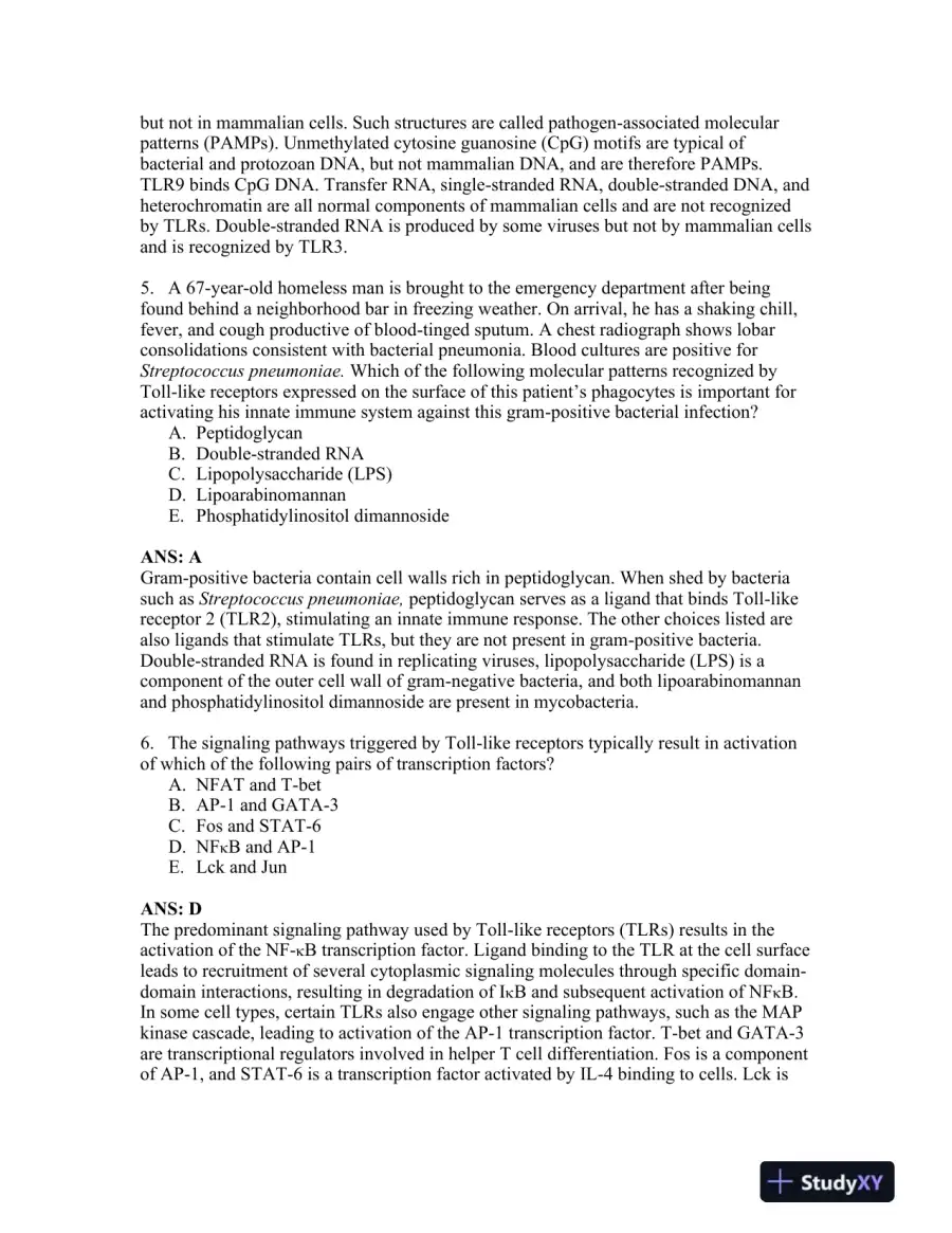 Basic Immunology: Functions and Disorders of the Immune System 4th Edition Test Bank, page 11