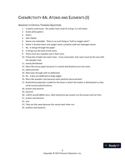Solution Manual For Introductory Chemistry, 6th Edition - Page 12 preview image
