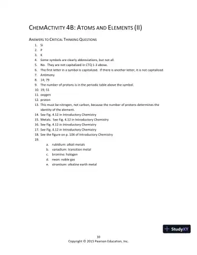 Solution Manual For Introductory Chemistry, 6th Edition - Page 13 preview image