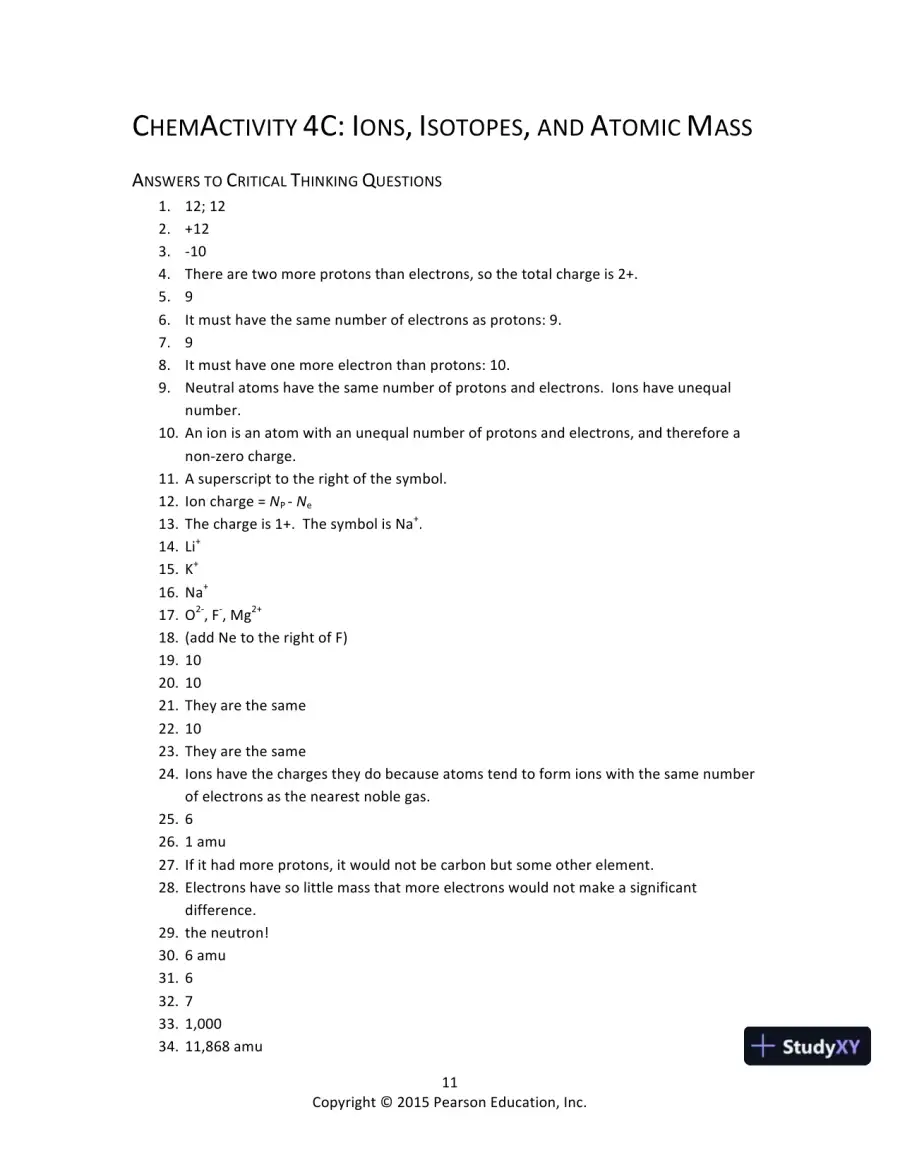 Solution Manual For Introductory Chemistry, 6th Edition, page 14