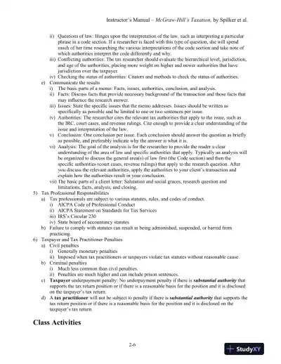 Lecture Notes For McGraw-Hill's Taxation of Individuals and Business Entities 2021 Edition, 12th Edition - Page 13 preview image