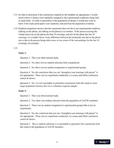 Solution Manual for Statistics: Learning from Data, 2nd Edition - Page 12 preview image
