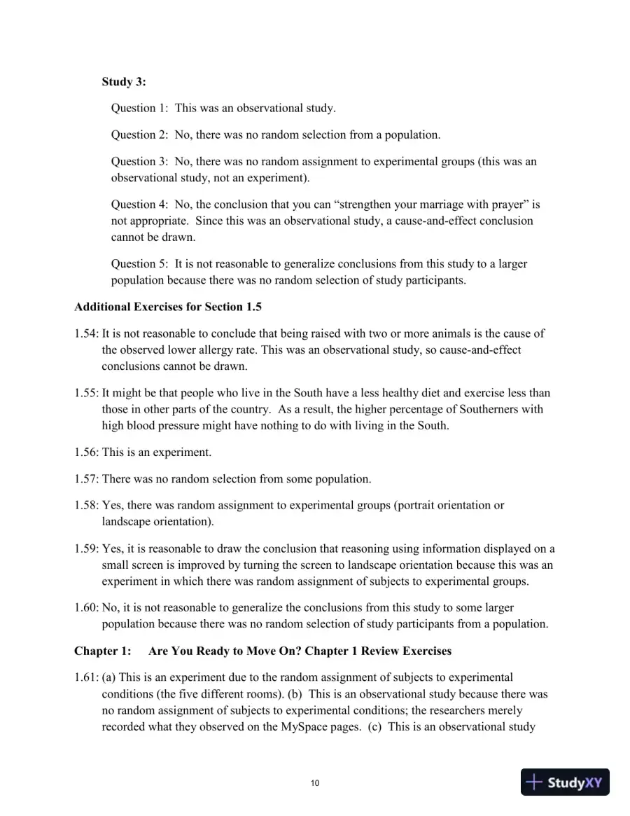Solution Manual for Statistics: Learning from Data, 2nd Edition, page 13