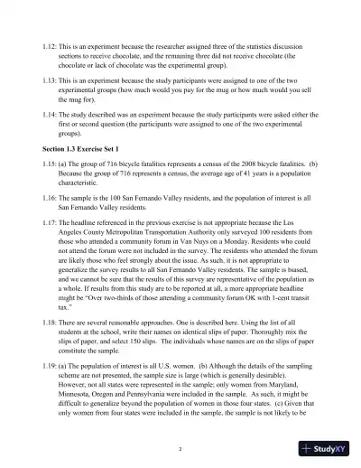 Solution Manual for Statistics: Learning from Data, 2nd Edition - Page 5 preview image