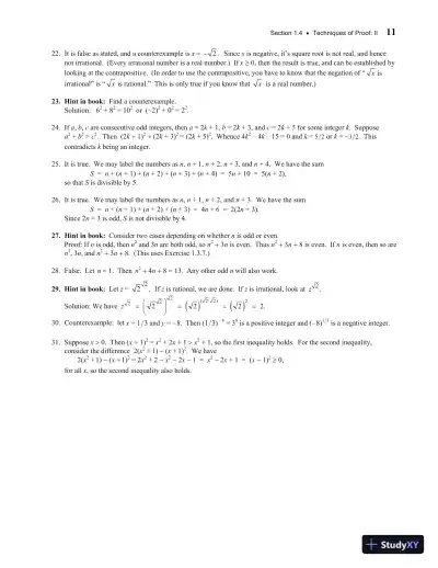 Solution Manual For Analysis with an Introduction to Proof, 5th Edition - Page 12 preview image