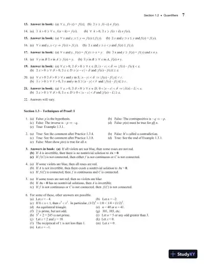 Solution Manual For Analysis with an Introduction to Proof, 5th Edition - Page 8 preview image