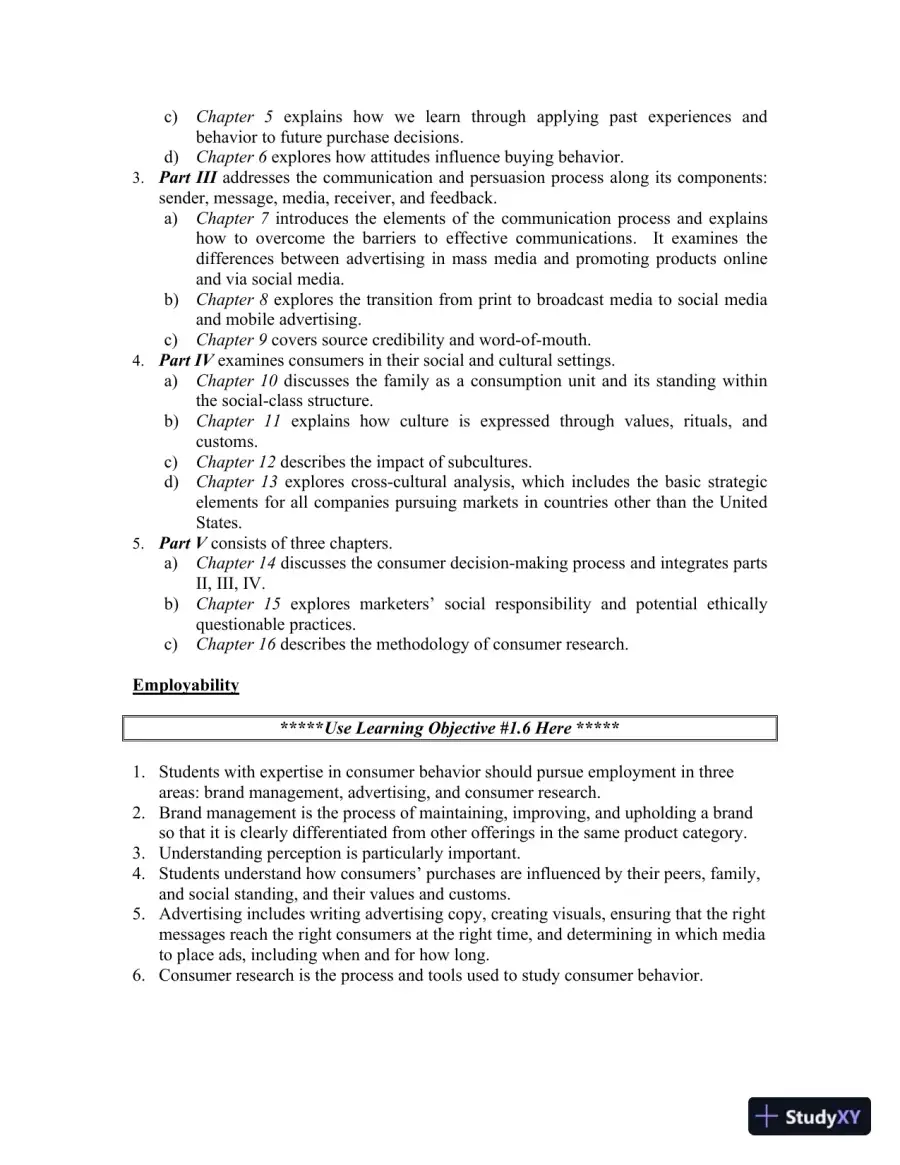 Consumer Behavior, 12th Edition Solution Manual, page 12