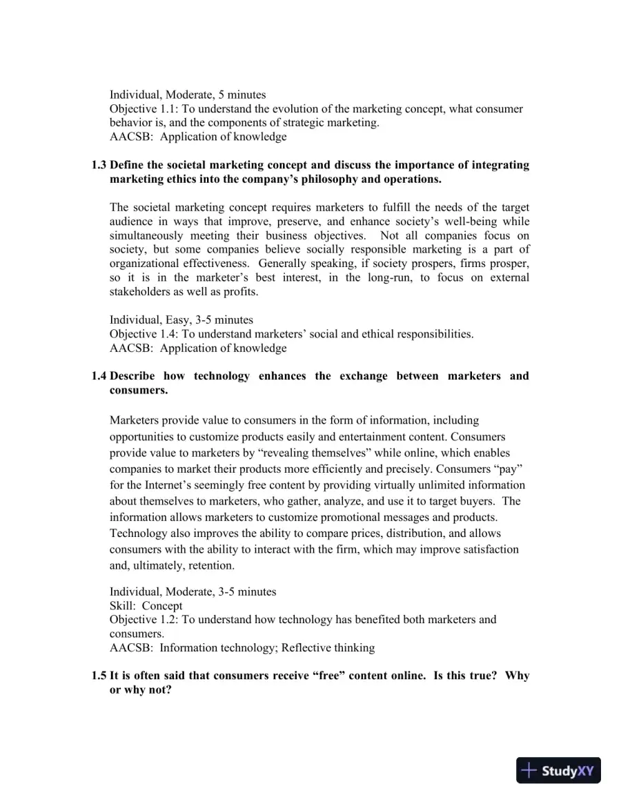 Consumer Behavior, 12th Edition Solution Manual, page 14