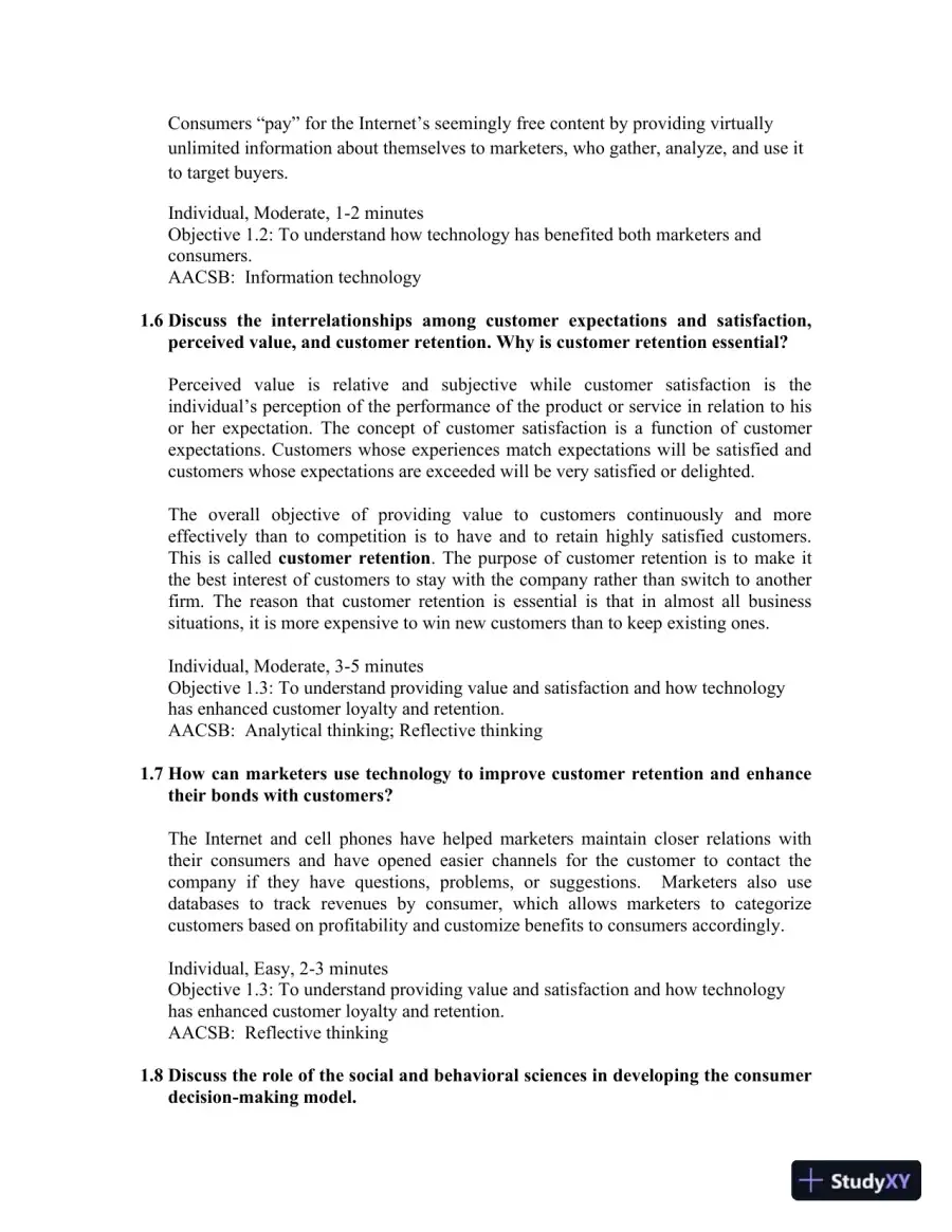 Consumer Behavior, 12th Edition Solution Manual, page 15