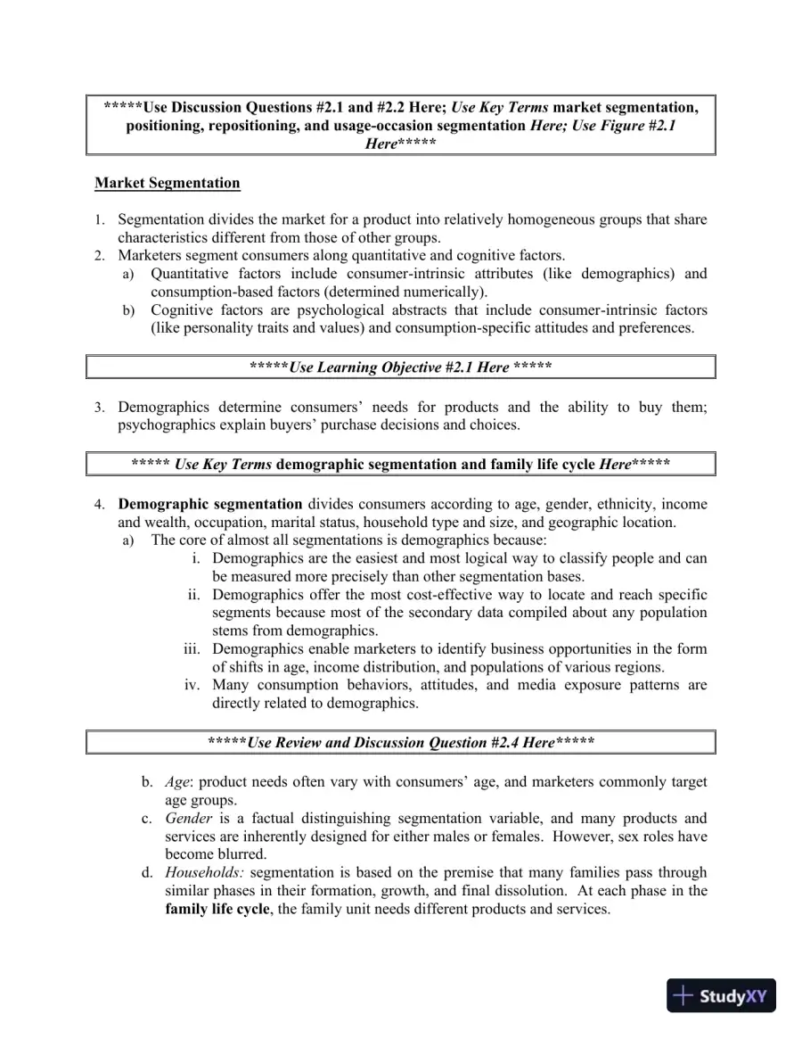 Consumer Behavior, 12th Edition Solution Manual, page 24