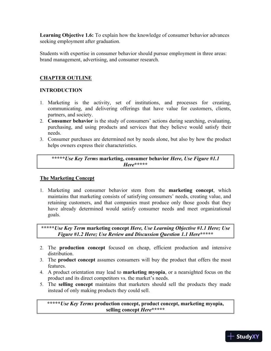 Consumer Behavior, 12th Edition Solution Manual, page 6