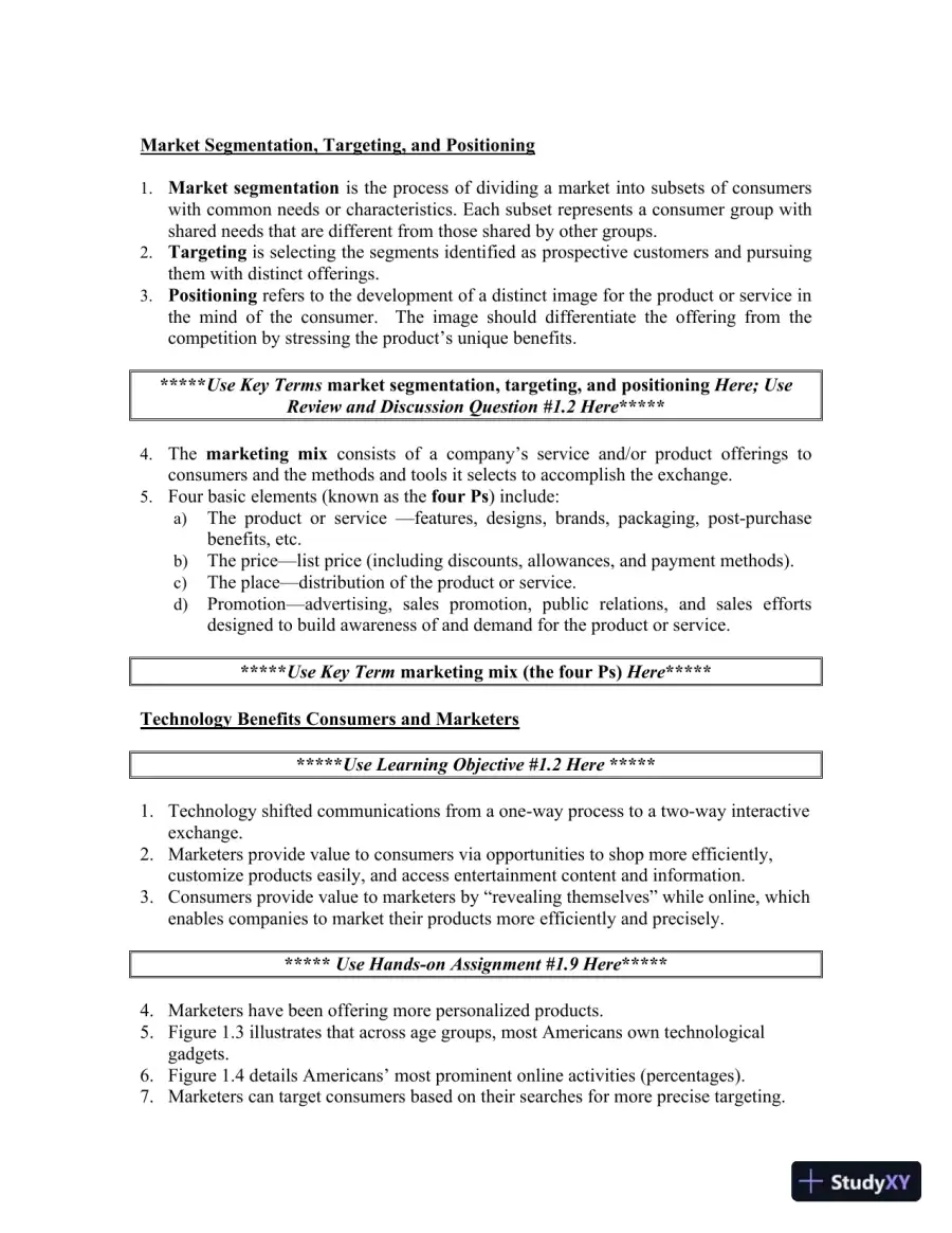 Consumer Behavior, 12th Edition Solution Manual, page 7