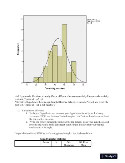 Impact of Creative Writing Courses on Creativity Scores: A Comparative Analysis Using Dependent and Independent t Tests - Page 5 preview image