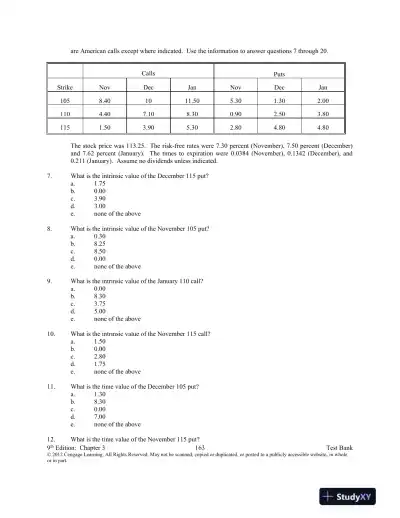 Test Bank For Introduction To Derivatives And Risk Management, 9th Edition - Page 14 preview image