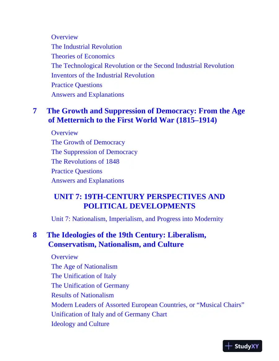 AP European History Premium, 2025: Prep Book with 5 Practice Tests + Comprehensive Review (2024), page 13