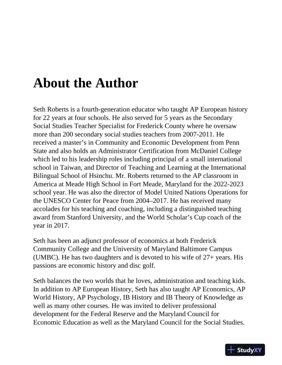 AP European History Premium, 2025: Prep Book with 5 Practice Tests + Comprehensive Review (2024), page 7