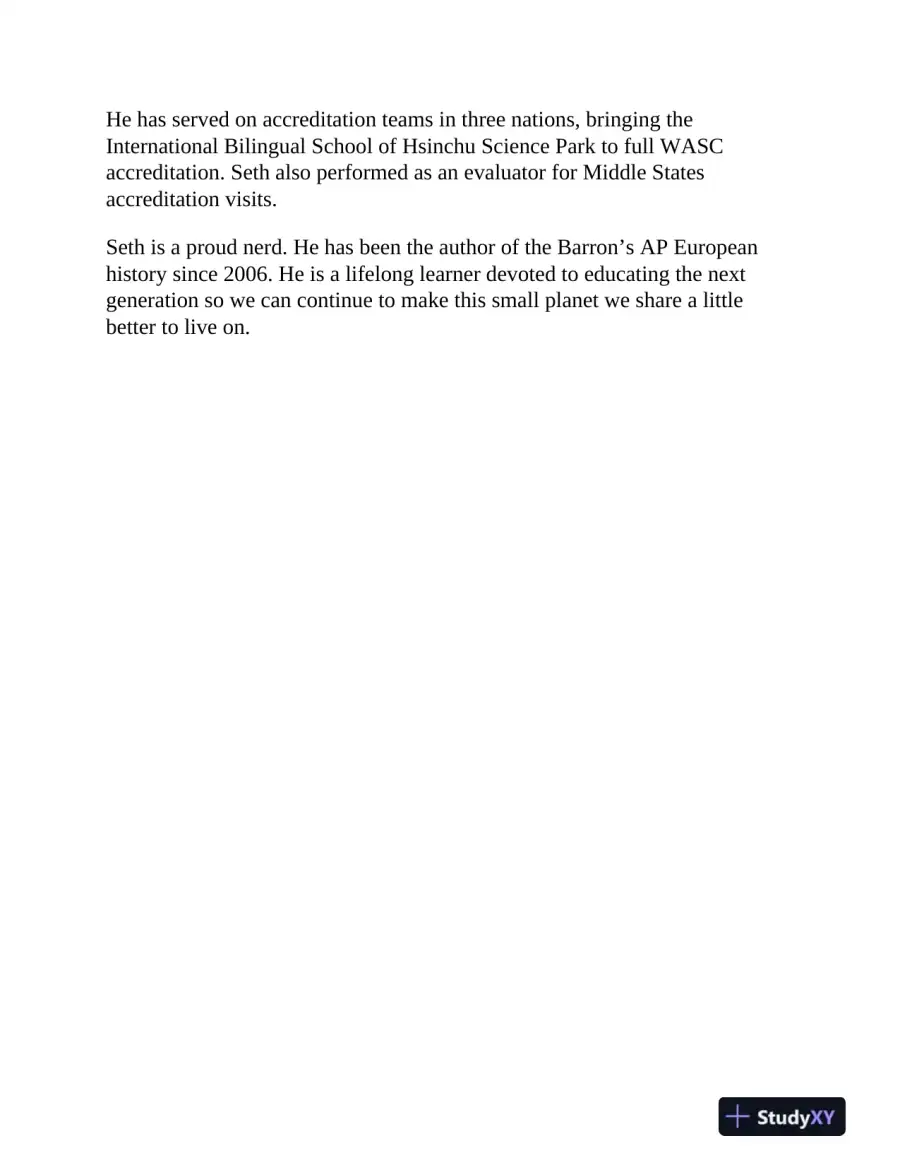 AP European History Premium, 2025: Prep Book with 5 Practice Tests + Comprehensive Review (2024), page 8