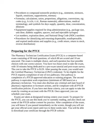 McGraw-Hill Education PTCE Review, 1st Edition (2020) - Page 14 preview image
