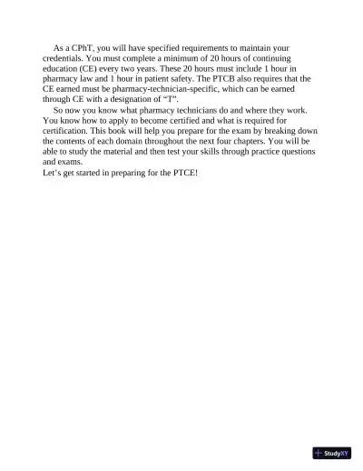 McGraw-Hill Education PTCE Review, 1st Edition (2020) - Page 15 preview image