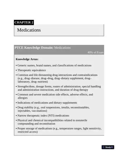 McGraw-Hill Education PTCE Review, 1st Edition (2020) - Page 16 preview image