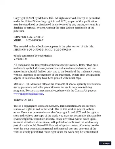 McGraw-Hill Education PTCE Review, 1st Edition (2020) - Page 5 preview image