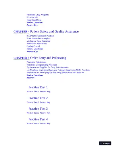 McGraw-Hill Education PTCE Review, 1st Edition (2020) - Page 8 preview image